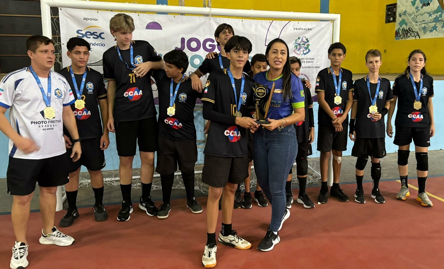 Leia mais sobre o artigo Barra de São Francisco conquista título do Vôlei Masculino Infantil nos Jogos Escolares Regionais