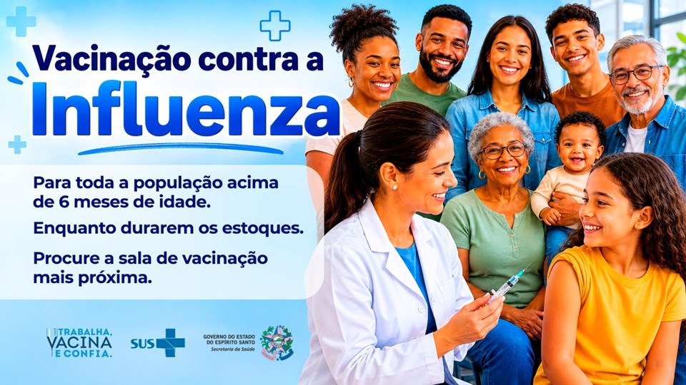 Leia mais sobre o artigo Vacinação contra a Influenza A (H1N1) está liberada para toda a população acima de 6 meses em Barra de São Francisco