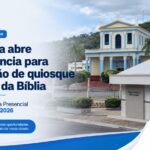Prefeitura abre concorrência para concessão de quiosque na Praça da Bíblia