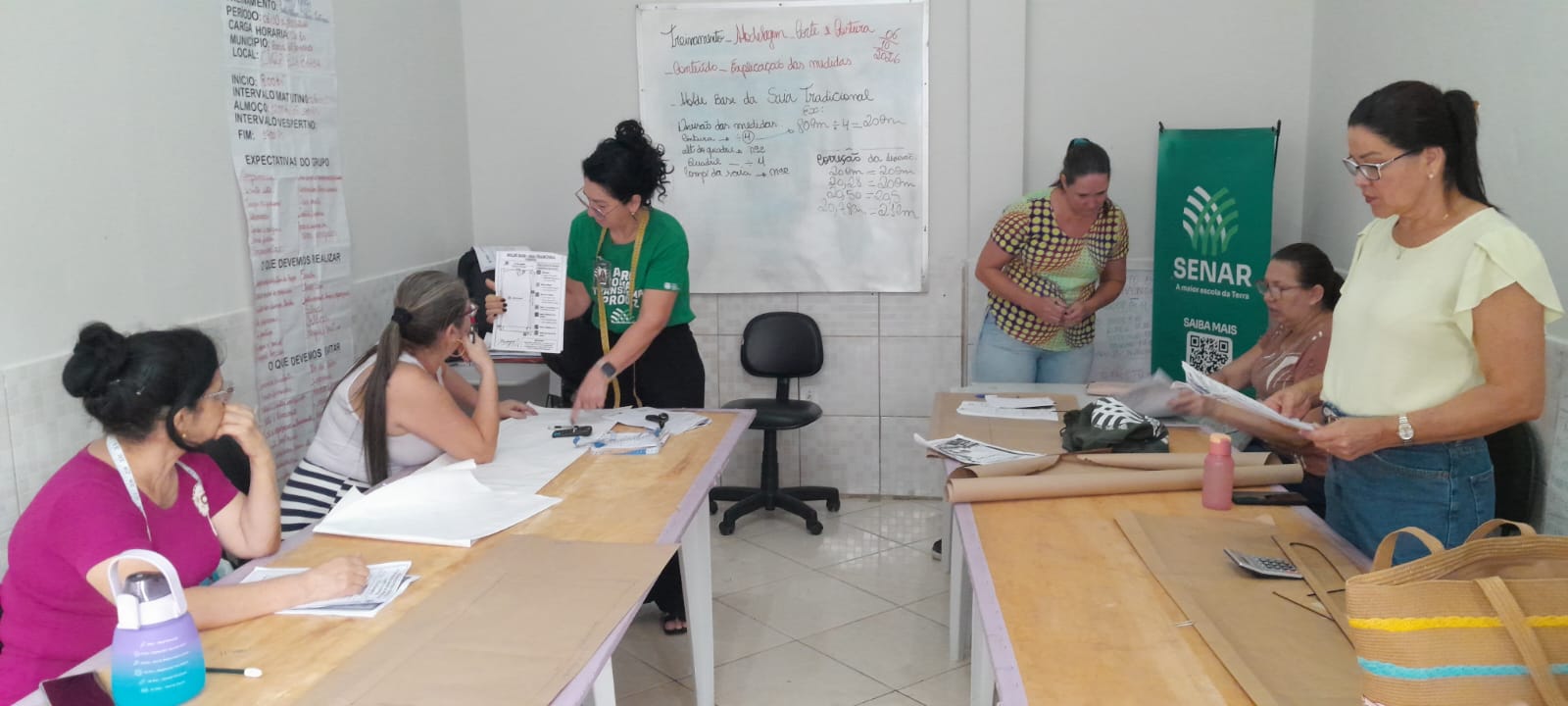 Capacitações gratuitas de Corte e Costura e Produção de Alimentos para Dietas Especiais ampliam oportunidades de trabalho e geração de renda
